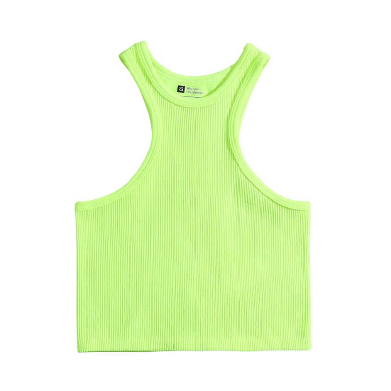 Crop Top de Treino Rápida Secagem com Costas