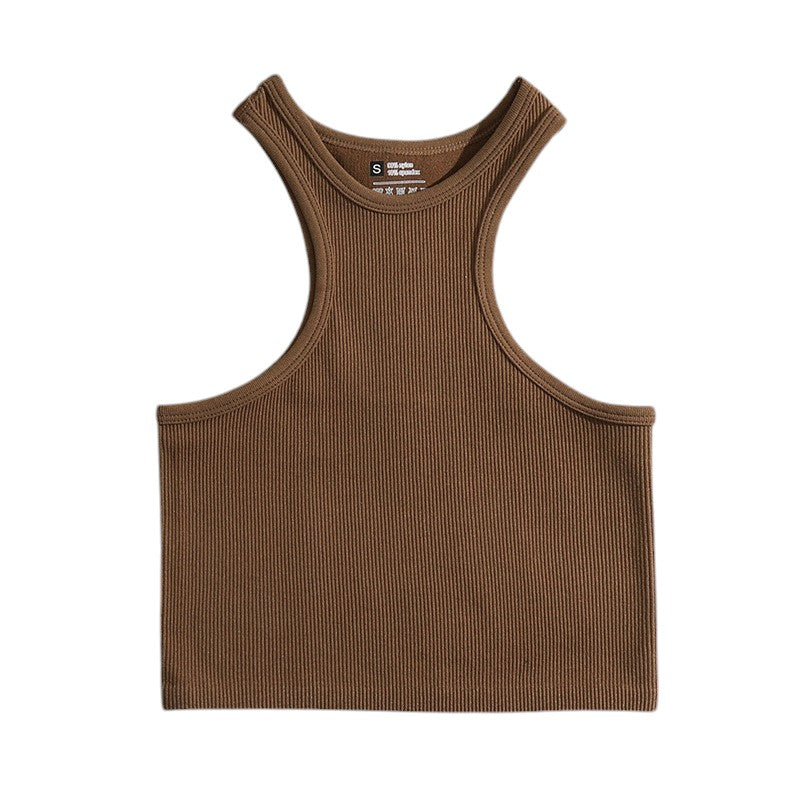 Crop Top de Treino Rápida Secagem com Costas